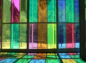 Insulfilm decorativo colorido instalado em Copacabana